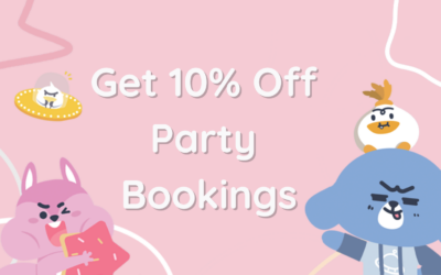Get 10% Off Party Bookings to Celebrate Our 4th Orbit